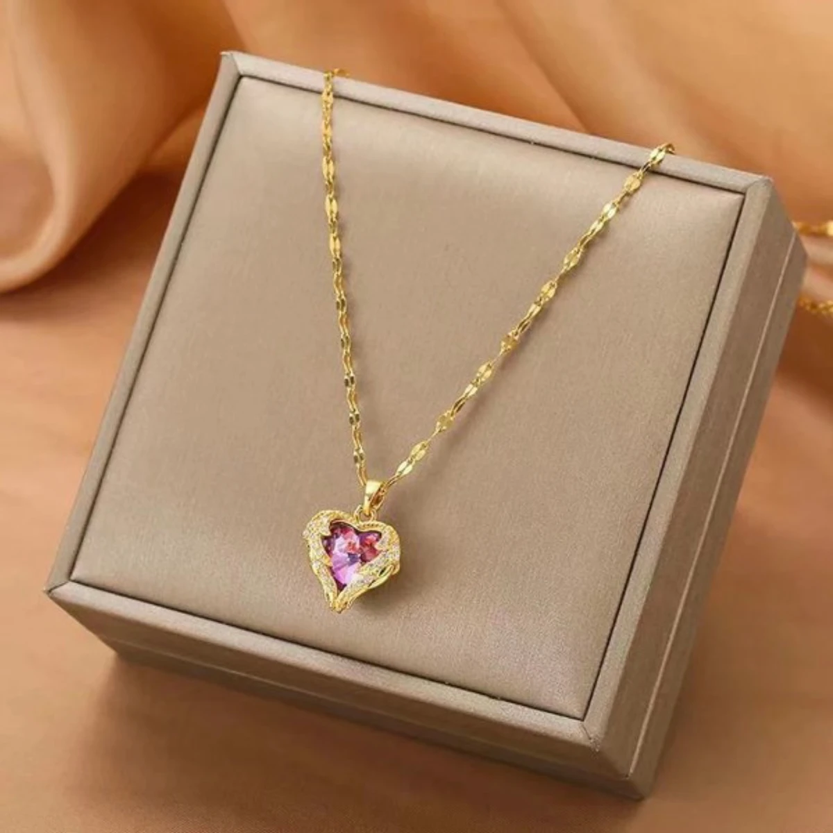 Gold plated love locket