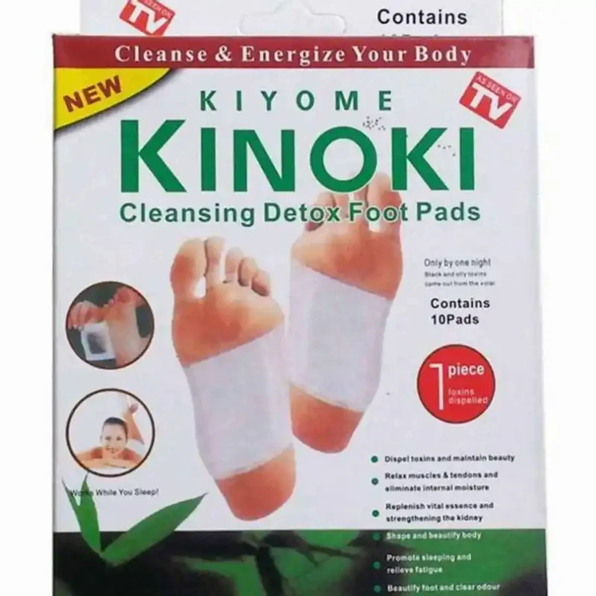 KINOKI DETOX FOOT PAD 10 PICAS