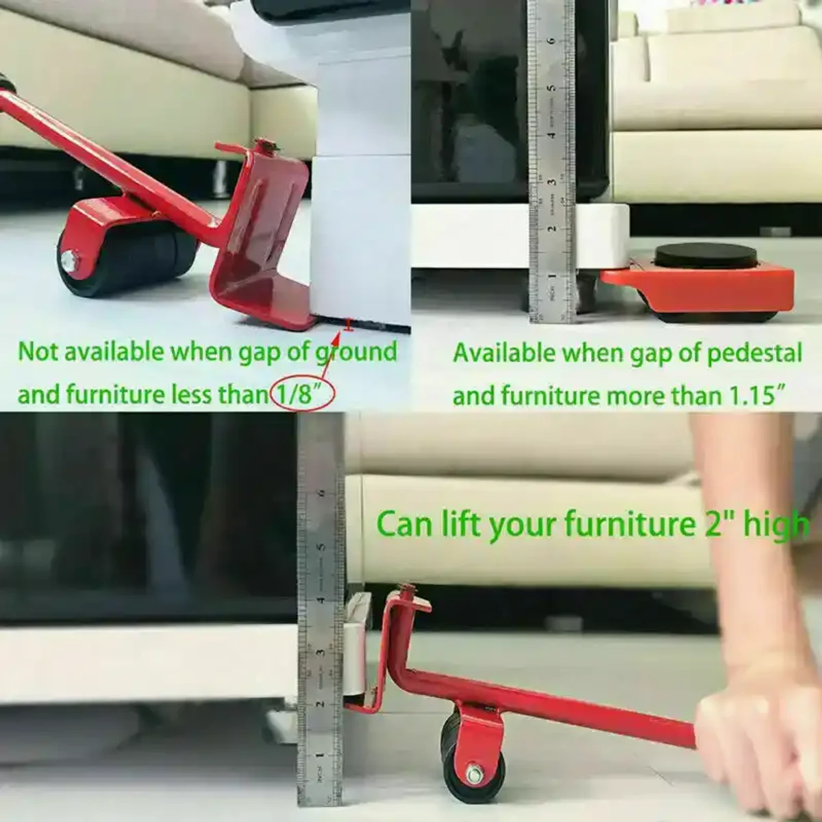 HEAVY FURNITURE MOVING LIFTER 4 MOVING SLIDERS